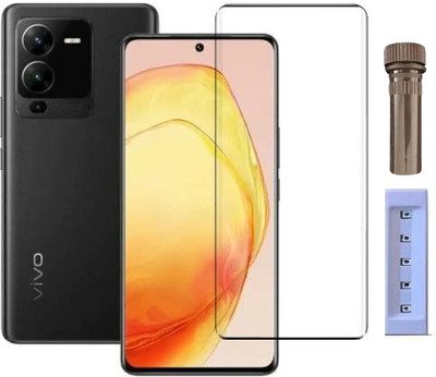 crixus Edge To Edge Tempered Glass for Vivo V25 Pro(Pack of 1)