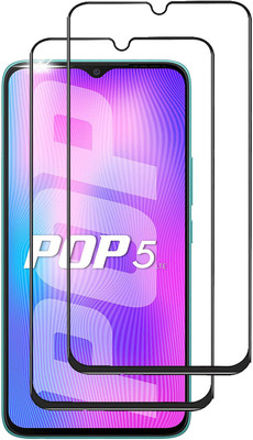 NKCASE Edge To Edge Tempered Glass for Tecno Pop 5 LTE(Pack of 2)