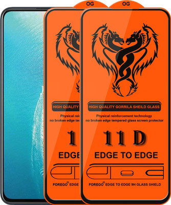 Forego Edge To Edge Tempered Glass for Vivo V17(Pack of 2)