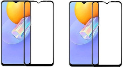 DMJHP Edge To Edge Tempered Glass for Vivo Y31(Pack of 2)