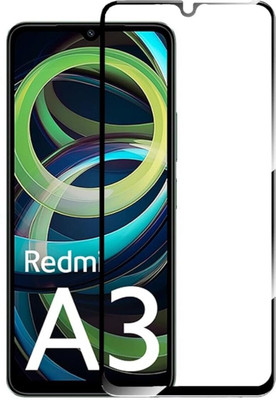 EITANSHA CREATION Edge To Edge Tempered Glass for Redmi A3, Redmi A3 (2024), Xiaomi Redmi A3(Pack of 1)