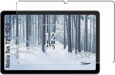 Mersal Edge To Edge Tempered Glass for Nokia Tab T21, One-touch ultra-light installation, no foam at all.(Pack of 1)