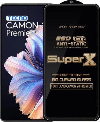 Qyist Edge To Edge Tempered Glass for TECNO CAMON 20 PREMIER(Pack of 1)