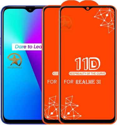 HQ Protection Edge To Edge Tempered Glass for Realme 3i(Pack of 2)