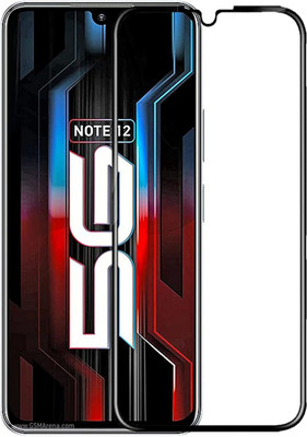 VISHZONE Edge To Edge Tempered Glass for Infinix Note 12 5G, Infinix Note 12(Pack of 1)
