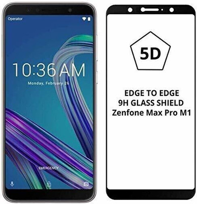 NaturalBuy Edge To Edge Tempered Glass for Asus Zenfone Max Pro M1(Pack of 1)