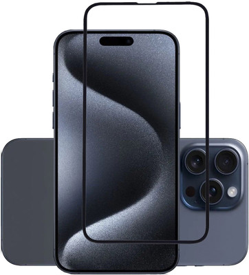 NSTAR Edge To Edge Tempered Glass for Apple Iphone 15 Pro(Pack of 1)