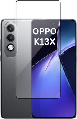 KWINE CASE Edge To Edge Tempered Glass for OPPO K13x 5G(Pack of 1)