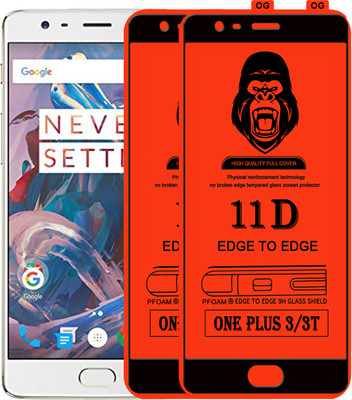 Rofix star Edge To Edge Tempered Glass for OnePlus 3(Pack of 2)