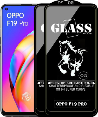 Rofix star Edge To Edge Tempered Glass for OPPO F19 PRO(Pack of 2)