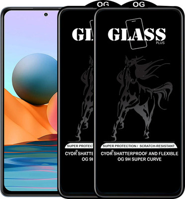 CYOR Edge To Edge Tempered Glass for REDMI NOTE 10(Pack of 2)