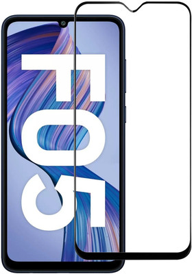 DSCASE Edge To Edge Tempered Glass for SAMSUNG Galaxy F05, Galaxy F05(Pack of 1)