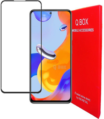 Q Box Edge To Edge Tempered Glass for Redmi Note 11s(Pack of 1)