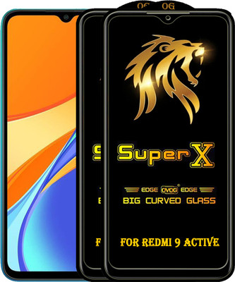 PFOAM Edge To Edge Tempered Glass for REDMI 9 ACTIVE(Pack of 2)