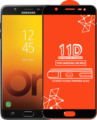 Qyist Edge To Edge Tempered Glass for Samsung Galaxy On Max(Pack of 1)