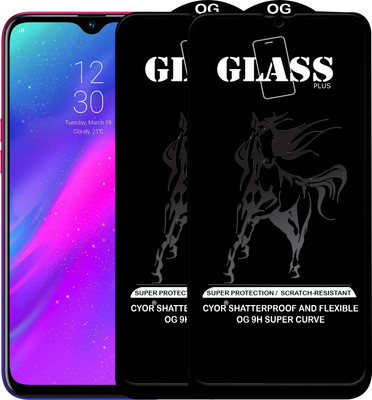 CYOR Edge To Edge Tempered Glass for REALME 3 PRO(Pack of 2)