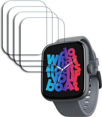 ARBAN Edge To Edge Tempered Glass for boAt Wave Beat Call 1.69 inch SMARTWATCH SCREEN GUARD(Pack of 4)