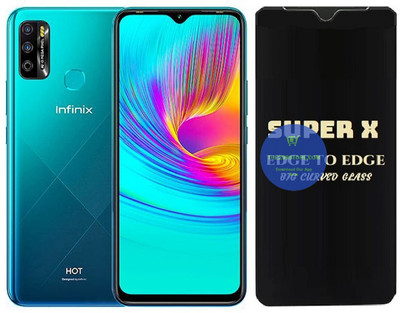 Resolute Edge To Edge Tempered Glass for Infinix Smart 4 Plus, Super X Edge Glass, Super X Tempered Glass, Super X Screen Protector(Pack of 1)