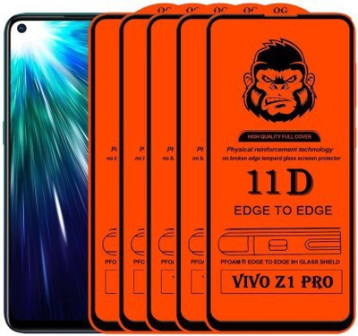 NIMMIKA ENTERPRISES Edge To Edge Tempered Glass for VIVO Z1 PRO(Pack of 5)