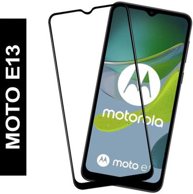 VAlight Edge To Edge Tempered Glass for MOTOROLA e13, MOTOROLA MOTO e13, Moto E13(Pack of 1)
