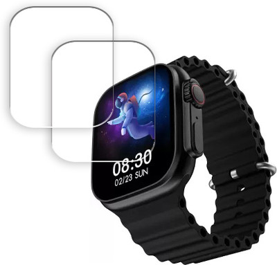 SOMTONE Edge To Edge Tempered Glass for alt OG Pro 1.93 inch SMARTWATCH SCREEN GUARD(Pack of 2)