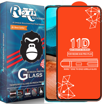 Roxel Edge To Edge Tempered Glass for Xiaomi Redmi K40 Pro Plus(Pack of 1)