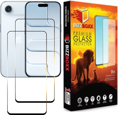 BizzBoxx Edge To Edge Tempered Glass for Apple iPhone 17 Air(Pack of 2)