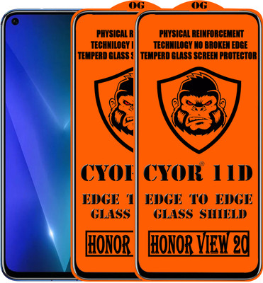 CYOR Edge To Edge Tempered Glass for HONOR VIEW 20(Pack of 2)