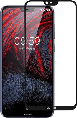 SmartPoint Edge To Edge Tempered Glass for Nokia X6 / Nokia 6.1 Plus(Pack of 1)