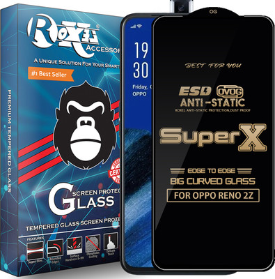 Roxel Edge To Edge Tempered Glass for OPPO Reno 2z(Pack of 1)