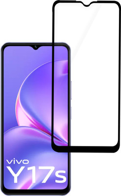 HUPSHY Edge To Edge Tempered Glass for vivo Y17S(Pack of 1)