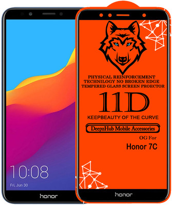 CRodible Edge To Edge Tempered Glass for Honor 7C(Pack of 1)
