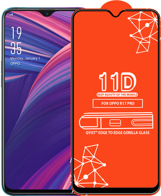 Qyist Edge To Edge Tempered Glass for Oppo R17 Pro(Pack of 1)