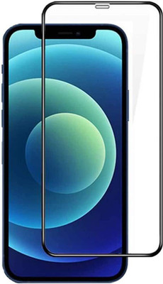 Bulkwala Edge To Edge Tempered Glass for Tempered Glass for iPhone 12 Mini |, Tempered Glass for iPhone 12 Mini | Screen Protector Full HD Quality Tempered Glass Anti-Scratch Edge to Edge Coverage with Easy Installation Kit (Black)(Pack of 1)