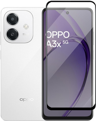 ASVALBUY Edge To Edge Tempered Glass for OPPO A3x 5G(Pack of 1)