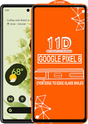 CYOR Edge To Edge Tempered Glass for GOOGLE PIXEL 6(Pack of 1)
