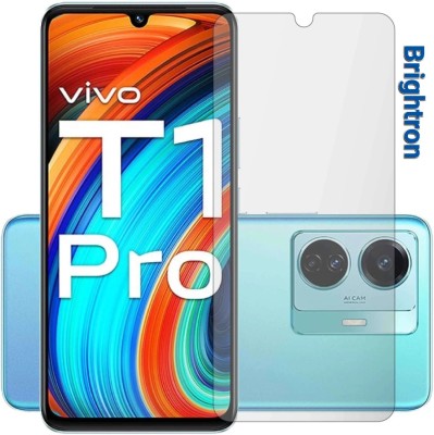 BRIGHTRON Edge To Edge Tempered Glass for Vivo T1 Pro 44W, Vivo T1 Pro 5G, iQOO Z6 44W, iQOO Z6 Pro 5G, ( Primium Matte Glass For Gamming )(Pack of 1)