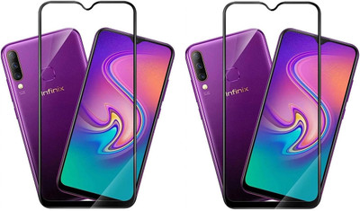 Cover Alive Edge To Edge Tempered Glass for Infinix S4(Pack of 2)