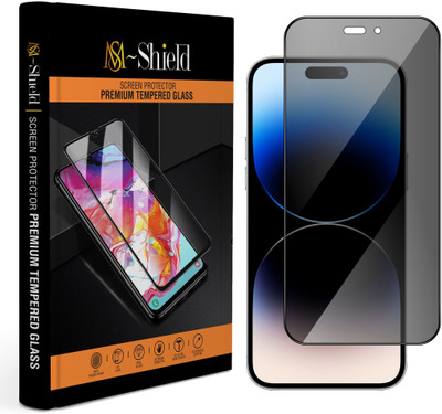 MS-Shield Edge To Edge Tempered Glass for Apple iPhone 14 Pro Max(Pack of 1)
