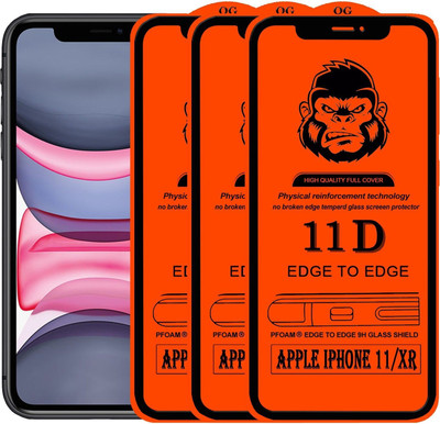 Xester Edge To Edge Tempered Glass for Apple iPhone XR(Pack of 3)