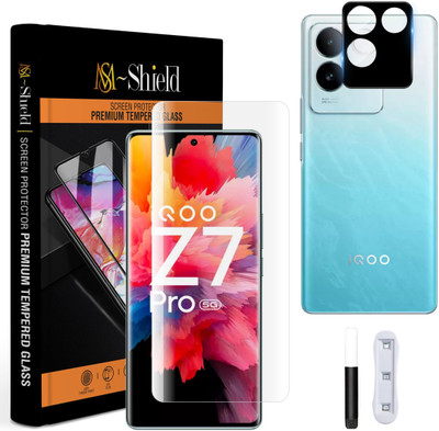 MS-Shield Edge To Edge Tempered Glass for iQOO Z7 Pro 5G, With Camera Lens Protector(Pack of 1)