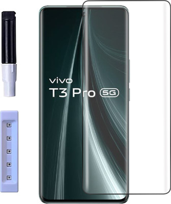Artistque Edge To Edge Tempered Glass for Vivo T3 Pro 5G(Pack of 1)