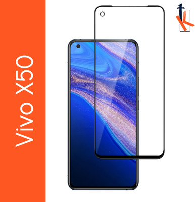 TCartoHUB Edge To Edge Tempered Glass for Vivo X50(Pack of 1)
