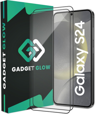 Gadget Glow Edge To Edge Tempered Glass for Samsung Galaxy S24 5G, Samsung S24 5G, S24 5G(Pack of 2)