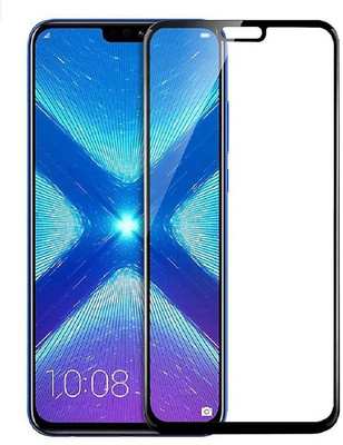 iCopertina Edge To Edge Tempered Glass for HONER 8X(Pack of 1)