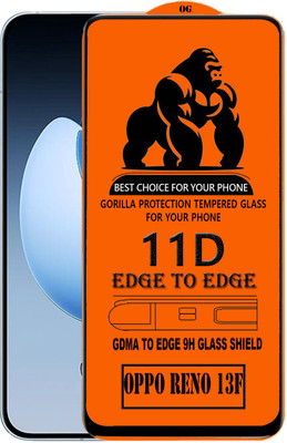 GDMA Edge To Edge Tempered Glass for OPPO RENO 13F(Pack of 1)