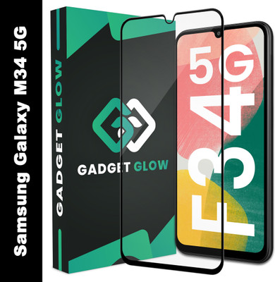 Gadget Glow Edge To Edge Tempered Glass for Samsung Galaxy F34 5G, Samsung F34, Samsug A34 5G, Samsung M34 5G, Samsung Galaxy M34 5G, Samsung Galaxy A34 5G(Pack of 1)