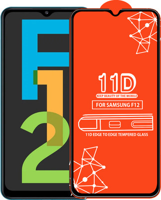 Roxel Edge To Edge Tempered Glass for Samsung Galaxy F12(Pack of 1)