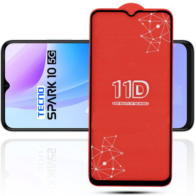 REDDWARF Edge To Edge Tempered Glass for Tecno Spark 10 5G(Pack of 1)
