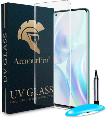 ArmourPro Edge To Edge Tempered Glass for OnePlus 8 5G, One Plus 8 5G, 1+ 8 5G, OnePlus 8, UV Glue Screenguard(Pack of 1)